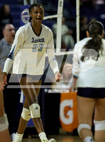 Thumbnail 2 in Hebron Christian vs. Lovett (GHSA 1A Private Finals) photogallery.