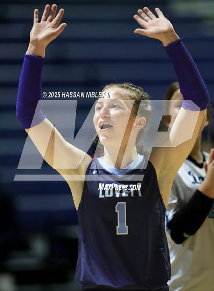 Thumbnail 2 in Hebron Christian vs. Lovett (GHSA 1A Private Finals) photogallery.