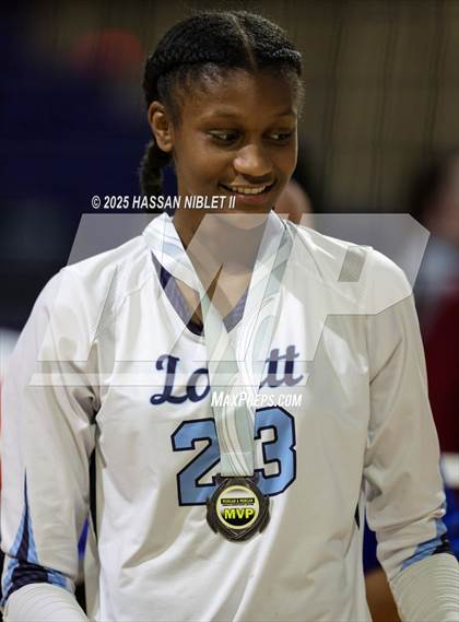 Thumbnail 2 in Hebron Christian vs. Lovett (GHSA 1A Private Finals) photogallery.