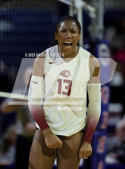 Thumbnail 2 in Hebron Christian vs. Lovett (GHSA 1A Private Finals) photogallery.