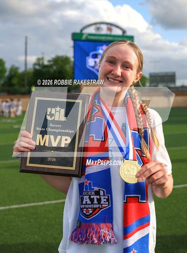 Kingwood @ Forney (UIL 6A D2 Girls Soccer Final Medal Ceremony)