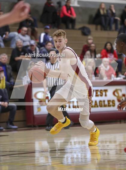 Thumbnail 2 in Modesto Christian @ Clovis West (Clovis West Nike Invitational) photogallery.