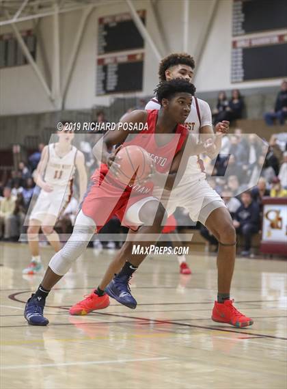 Thumbnail 1 in Modesto Christian @ Clovis West (Clovis West Nike Invitational) photogallery.
