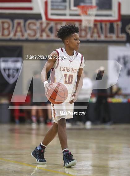 Thumbnail 1 in Modesto Christian @ Clovis West (Clovis West Nike Invitational) photogallery.