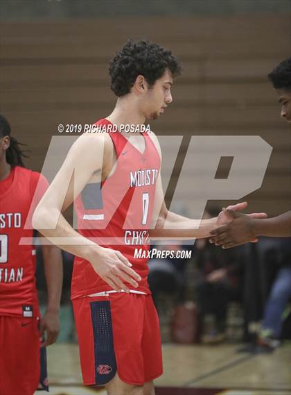Thumbnail 1 in Modesto Christian @ Clovis West (Clovis West Nike Invitational) photogallery.