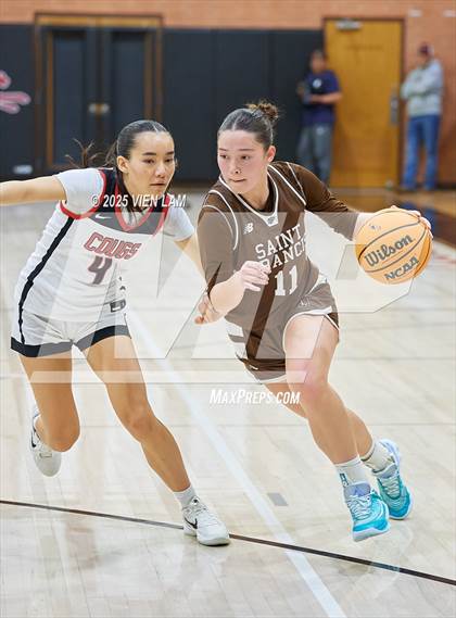 Thumbnail 2 in Saint Francis @ Carondelet (CIF NorCal Division 1 Round 1) photogallery.
