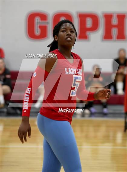 Thumbnail 1 in San Tan Foothills vs South Mountain (The Florence VB Invitational) photogallery.