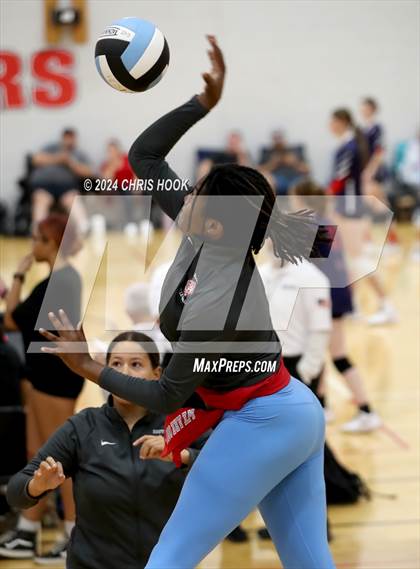 Thumbnail 1 in San Tan Foothills vs South Mountain (The Florence VB Invitational) photogallery.