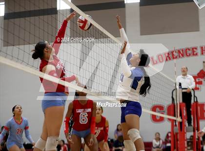 Thumbnail 3 in San Tan Foothills vs South Mountain (The Florence VB Invitational) photogallery.