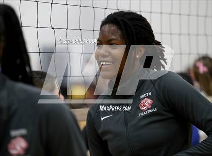 Thumbnail 3 in San Tan Foothills vs South Mountain (The Florence VB Invitational) photogallery.