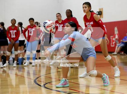 Thumbnail 3 in San Tan Foothills vs South Mountain (The Florence VB Invitational) photogallery.