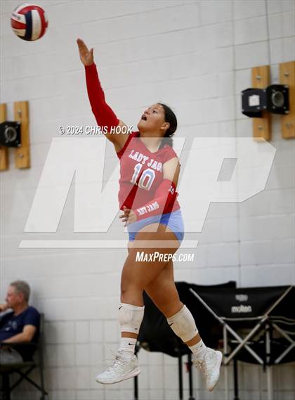 Thumbnail 3 in San Tan Foothills vs South Mountain (The Florence VB Invitational) photogallery.