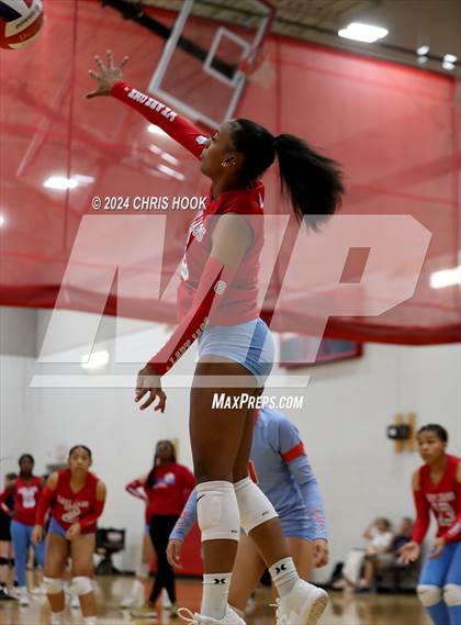 Thumbnail 2 in San Tan Foothills vs South Mountain (The Florence VB Invitational) photogallery.
