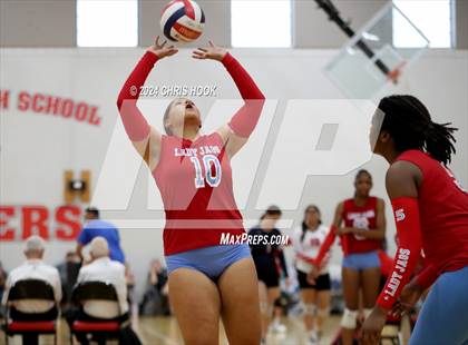 Thumbnail 3 in San Tan Foothills vs South Mountain (The Florence VB Invitational) photogallery.