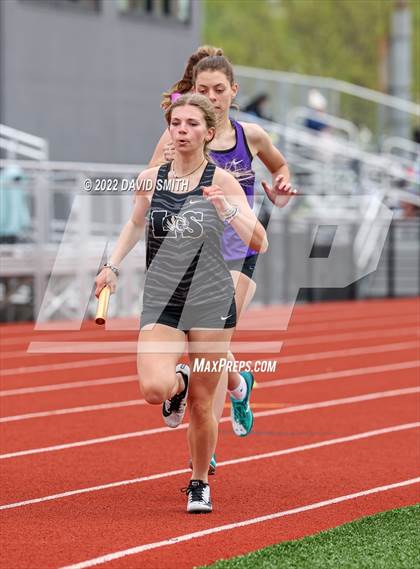 Thumbnail 1 in Suburban Red Conference Championship - Girls Running Events photogallery.