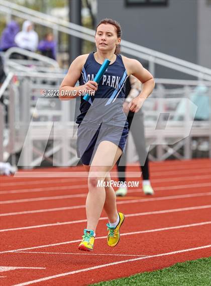 Thumbnail 1 in Suburban Red Conference Championship - Girls Running Events photogallery.