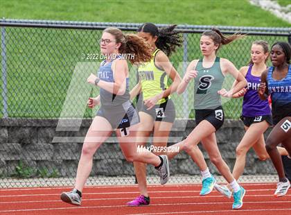 Thumbnail 1 in Suburban Red Conference Championship - Girls Running Events photogallery.