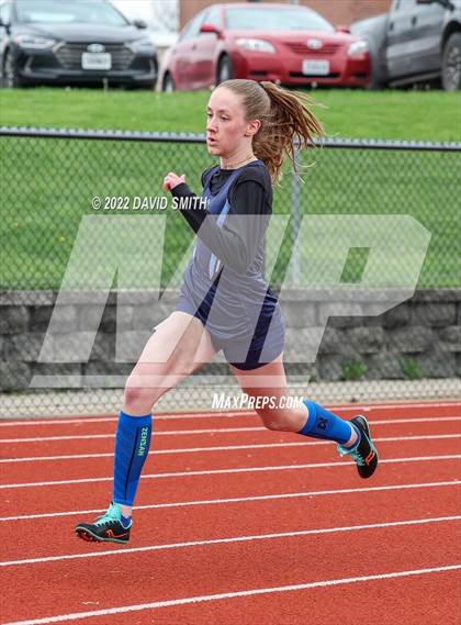 Thumbnail 2 in Suburban Red Conference Championship - Girls Running Events photogallery.