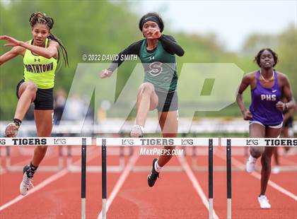 Thumbnail 1 in Suburban Red Conference Championship - Girls Running Events photogallery.