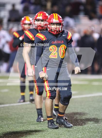 Thumbnail 3 in Roseville @ Oakdale (CIF SJS D3 First Round Playoff) photogallery.