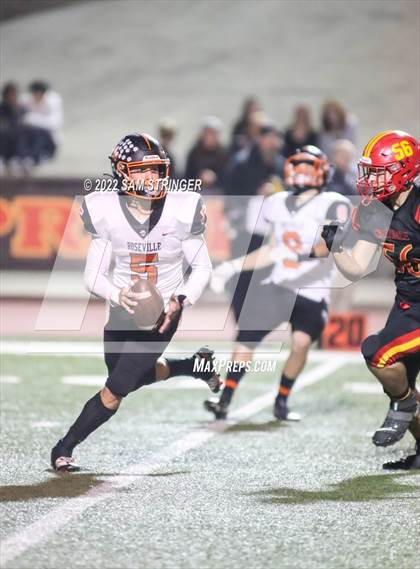 Thumbnail 2 in Roseville @ Oakdale (CIF SJS D3 First Round Playoff) photogallery.