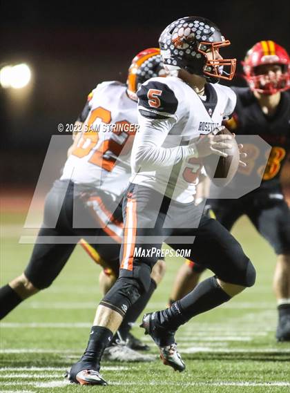 Thumbnail 1 in Roseville @ Oakdale (CIF SJS D3 First Round Playoff) photogallery.
