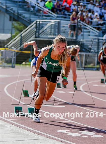 Thumbnail 1 in CIF SJS Masters Track and Field Championships (Girls Events) photogallery.