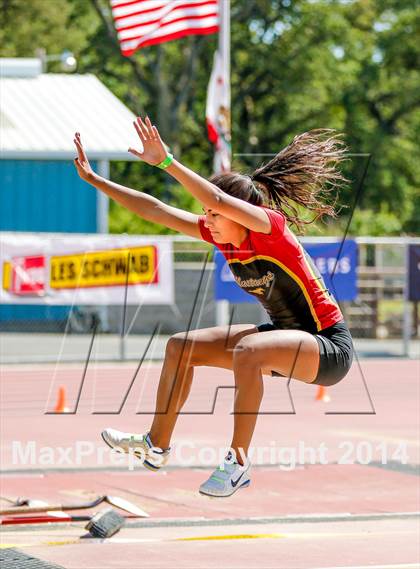 Thumbnail 3 in CIF SJS Masters Track and Field Championships (Girls Events) photogallery.