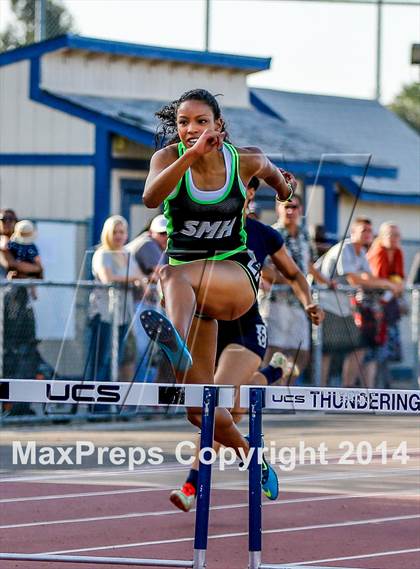 Thumbnail 1 in CIF SJS Masters Track and Field Championships (Girls Events) photogallery.