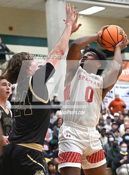 Thumbnail 3 in Trinity Academy vs. The Burlington School (NCISAA 2A State Championship)  photogallery.