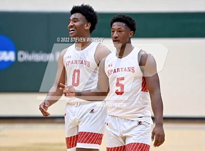 Thumbnail 3 in Trinity Academy vs. The Burlington School (NCISAA 2A State Championship)  photogallery.