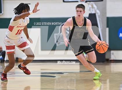 Thumbnail 3 in Trinity Academy vs. The Burlington School (NCISAA 2A State Championship)  photogallery.