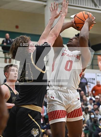 Thumbnail 1 in Trinity Academy vs. The Burlington School (NCISAA 2A State Championship)  photogallery.