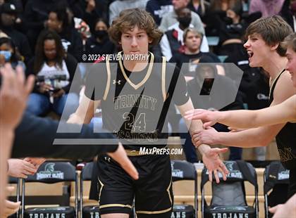 Thumbnail 3 in Trinity Academy vs. The Burlington School (NCISAA 2A State Championship)  photogallery.