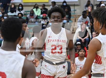 Thumbnail 3 in Trinity Academy vs. The Burlington School (NCISAA 2A State Championship)  photogallery.