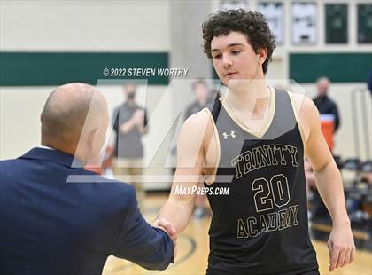 Thumbnail 3 in Trinity Academy vs. The Burlington School (NCISAA 2A State Championship)  photogallery.
