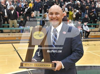 Thumbnail 3 in Trinity Academy vs. The Burlington School (NCISAA 2A State Championship)  photogallery.