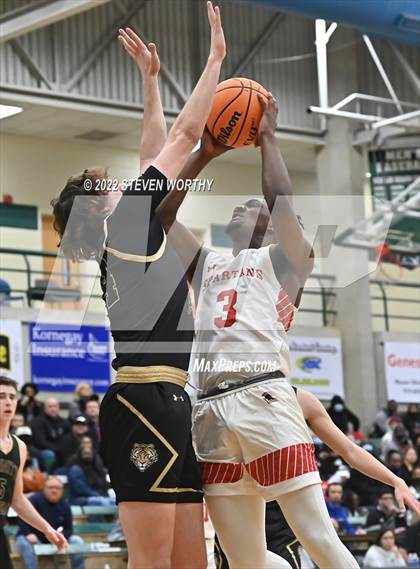Thumbnail 1 in Trinity Academy vs. The Burlington School (NCISAA 2A State Championship)  photogallery.