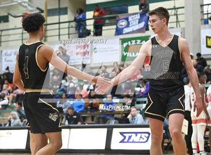 Thumbnail 2 in Trinity Academy vs. The Burlington School (NCISAA 2A State Championship)  photogallery.