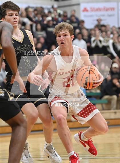 Thumbnail 2 in Trinity Academy vs. The Burlington School (NCISAA 2A State Championship)  photogallery.