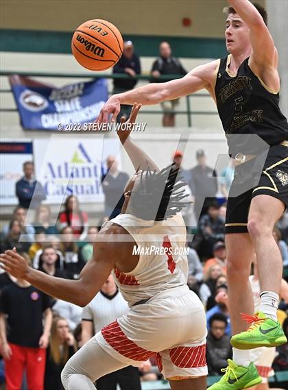 Thumbnail 1 in Trinity Academy vs. The Burlington School (NCISAA 2A State Championship)  photogallery.