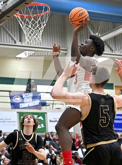 Thumbnail 3 in Trinity Academy vs. The Burlington School (NCISAA 2A State Championship)  photogallery.