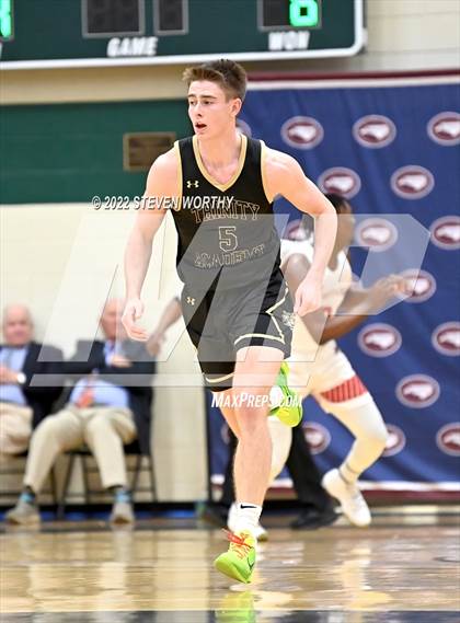 Thumbnail 3 in Trinity Academy vs. The Burlington School (NCISAA 2A State Championship)  photogallery.