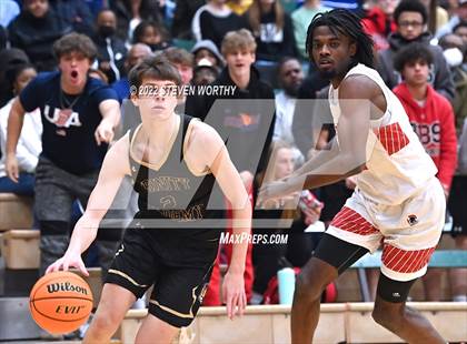 Thumbnail 3 in Trinity Academy vs. The Burlington School (NCISAA 2A State Championship)  photogallery.