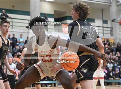 Thumbnail 2 in Trinity Academy vs. The Burlington School (NCISAA 2A State Championship)  photogallery.