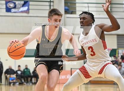 Thumbnail 3 in Trinity Academy vs. The Burlington School (NCISAA 2A State Championship)  photogallery.