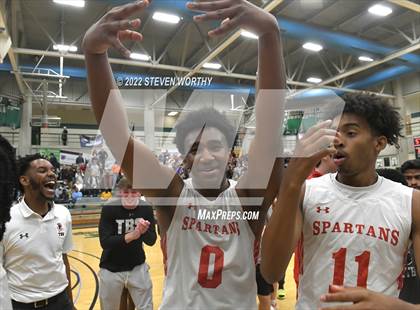 Thumbnail 2 in Trinity Academy vs. The Burlington School (NCISAA 2A State Championship)  photogallery.
