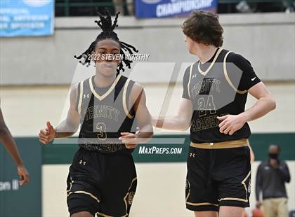 Thumbnail 3 in Trinity Academy vs. The Burlington School (NCISAA 2A State Championship)  photogallery.