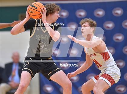 Thumbnail 1 in Trinity Academy vs. The Burlington School (NCISAA 2A State Championship)  photogallery.