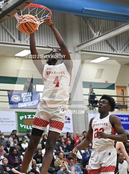 Thumbnail 2 in Trinity Academy vs. The Burlington School (NCISAA 2A State Championship)  photogallery.